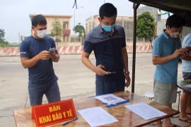 Phú Thọ: Tìm người từng đi qua chốt kiểm soát dịch gần Cầu Trung Hà