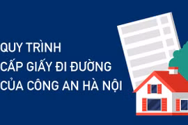 Quy trình cấp giấy đi đường của Công an Hà Nội