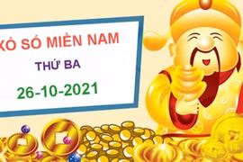 Kết quả xổ số Miền Nam thứ 3 hôm nay - XSMN ngày 26/10/2021