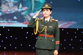 Ca sĩ Lương Nguyệt Anh đoạt giải ba Đơn ca nữ tại Army Games 2021 ở Nga