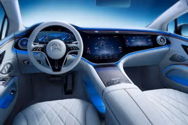Khám phá bảng điều khiển MBUX Hyperscreen của xe điện Mercedes EQS