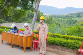 Công ty Thủy điện Quảng Trị diễn tập Phòng chống thiên tai và tìm kiếm cứu nạn năm 2021