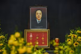 Tang lễ NSND Trung Kiên