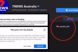 Facebook cấm người dùng ở Úc chia sẻ nội dung tin tức