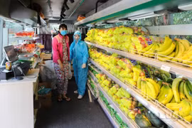 TP. HCM: Siêu thị bus di động, đưa lương thực thực phẩm tới từng khu phố