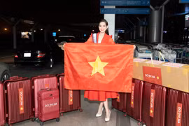 Đỗ Thị Hà chính thức lên đường tham dự Miss World 2021
