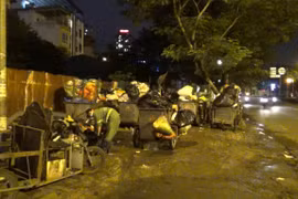 Hà Nội: Nhiều nơi rác đã tồn ứ sau khi bãi rác Nam Sơn thông báo dừng tiếp nhận