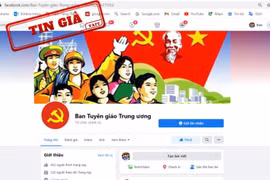 Giả mạo fanpage của Ban Tuyên giáo Trung ương