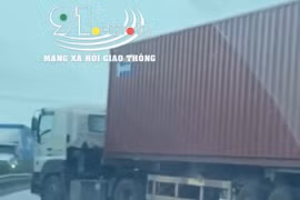 Xử lý tài xế xe container lạng lách đánh võng trên quốc lộ 5
