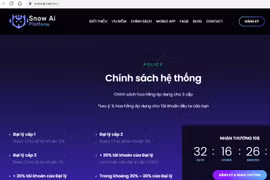 Sau forex, lại xuất hiện mô hình kinh doanh đa cấp trái phép mới “robot tự kiếm tiền”