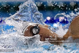 Vận động viên Huy Hoàng bị loại ở nội dung 1.500m bơi tự do tại Olympic Tokyo 2020