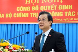 Ông Lê Hồng Quang giữ chức Bí thư Tỉnh ủy An Giang