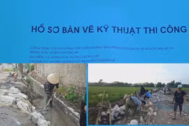 Chương Mỹ (Hà Nội): Nhiều dấu hiệu sai phạm tại dự án cải tạo, nâng cấp tuyến đường giao thông nông thôn