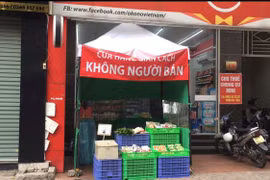 Độc đáo chuỗi cửa hàng không người bán, mua hàng trước trả tiền sau tại Hà Nội