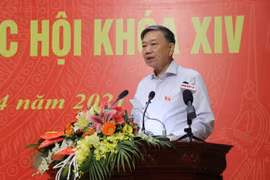 Bộ trưởng Bộ Công an Tô Lâm tiếp xúc cử tri tại tỉnh Bắc Ninh