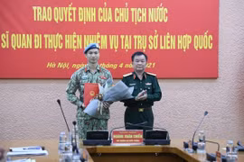 Sĩ quan thứ ba của Việt Nam làm việc tại trụ sở Liên Hợp quốc