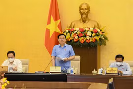 Chủ tịch Quốc hội Vương Đình Huệ chủ trì phiên họp thứ 56 của UBTVQH