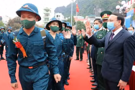 Quảng Ninh: Các địa phương đồng loạt tổ chức lễ giao nhận quân năm 2021