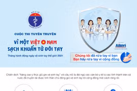 Bộ Y tế phát động trực tuyến cuộc thi 'Vì một Việt Nam sạch khuẩn từ đôi tay'