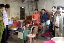 Triệt phá điểm sản xuất, buôn bán hương giả số lượng lớn