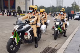 Ngày đầu tiên diễn ra Đại hội XIII của Đảng, giao thông an toàn, thuận lợi
