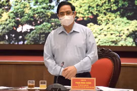 Thủ tướng họp với Hà Nội về công tác phòng chống dịch COVID-19