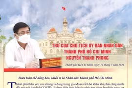 Chủ tịch TP. HCM Nguyễn Thành Phong gửi tâm thư, nêu 8 giải pháp để chống dịch