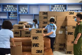 Hà Nội: Thu giữ 17.100 khẩu trang 3M có dấu hiệu giả mạo nhãn hiệu