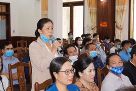 Cử tri tỉnh Quảng Trị đóng góp nhiều ý kiến liên quan đến phát triển kinh tế miền núi