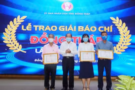 Trao Giải báo chí tỉnh Đồng Tháp lần thứ IV – năm 2021