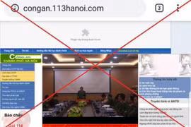 Truy tố 2 đối tượng trong vụ giả mạo trang web Công an thành phố Hà Nội, chiếm đoạt 4 tỉ đồng