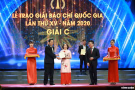 Báo Nhà báo & Công luận đoạt giải C - Giải Báo chí Quốc gia lần thứ XV - năm 2020