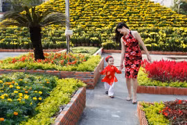 Mùng 2 Tết, cả 3 miền thời tiết ấm áp, thuận lợi cho người dân đi chúc Tết, vui Xuân
