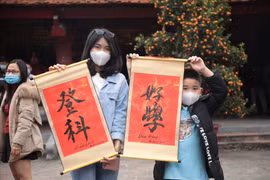 Xin chữ đầu năm - Nét đẹp văn hóa Việt