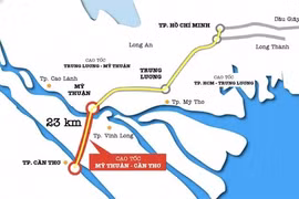 Tiến độ dự án đường cao tốc Mỹ Thuận - Cần Thơ hiện nay thế nào?