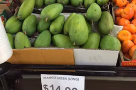 Xoài xanh Việt Nam bán gần 300.000 đồng/kg khi "bay" sang Australia