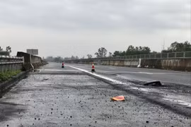 Cao tốc Đà Nẵng - Quảng Ngãi vẫn tiếp tục hư hỏng, bao giờ được sửa chữa...?