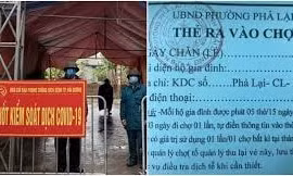 TP. Chí Linh phát thẻ đi chợ cho người dân