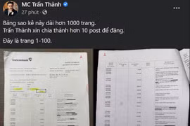 Tài khoản sao kê của MC Trấn Thành không cập nhật số dư, Vietcombank nói gì?
