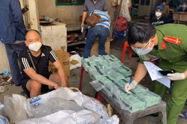 Dùng xe "luồng xanh" chở 100kg ma tuý được giấu trong lô hàng mắm cá lóc