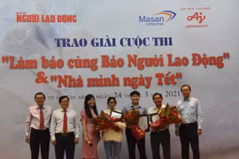 Trao giải 2 cuộc thi "Làm báo cùng Báo Người Lao Động" và "Nhà mình ngày Tết"