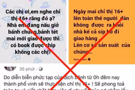Tung tin giả “TP.Vinh áp dụng Chỉ thị 16+”, 3 người bị phạt 25 triệu đồng