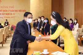 Thủ tướng gặp mặt 60 nhà giáo, cán bộ quản lý giáo dục tiêu biểu nhân ngày Nhà giáo Việt Nam 20/11