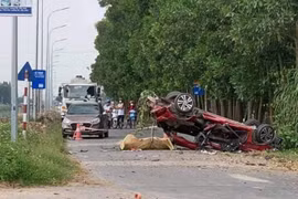 Bắc Ninh: Tai nạn nghiêm trọng tại huyện Lương Tài, 2 người tử vong tại chỗ
