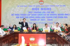 Hà Nội có 188 người ứng cử đại biểu HĐND Thành phố khoá XVI
