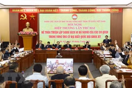 Các cơ quan Trung ương giới thiệu 205 người ứng cử đại biểu Quốc hội khóa XV