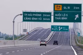 Cao tốc Hà Nội - Hải Phòng chỉ thực hiện thu phí tự động không dừng
