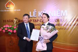 Nhà báo Hoàng Chiến Thắng được bổ nhiệm giữ chức Tổng biên tập Tạp chí Người xây dựng