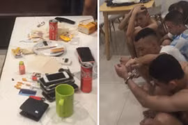Hà Nội: Bắt quả tang 9 thanh niên "mở tiệc" ma túy trong căn hộ ở Gia Lâm