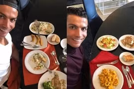 Chế độ tập luyện, thực đơn của Ronaldo và sự thán phục từ các ngôi sao Man Utd